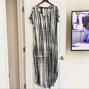 Anthropologie tie dye T-shirt dress